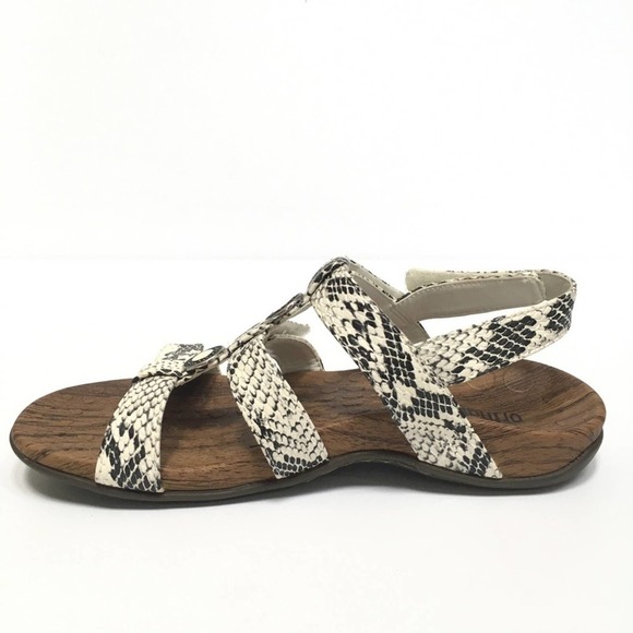 Orthaheel Vionic Yasmin Snakeskin Footbed Sandal, Size 6 - Picture 11 of 13